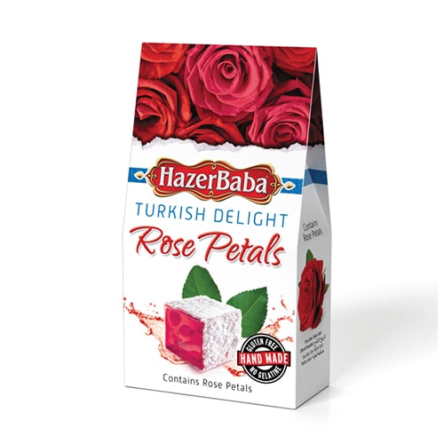 Hazerbaba Rose Petals Turkish Delight 100gr