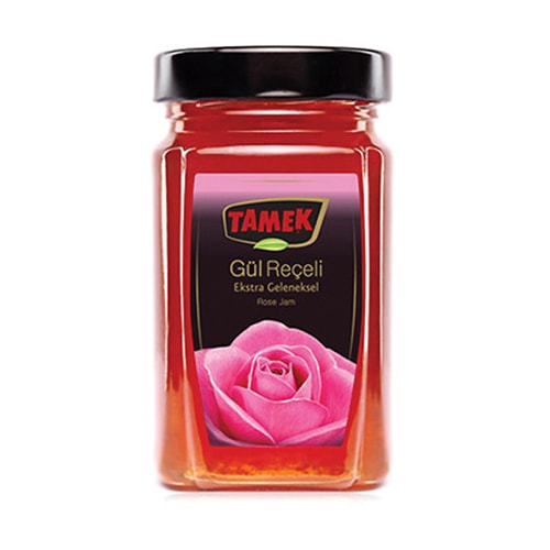 Tamek Rose Jam (380 gr) Glass