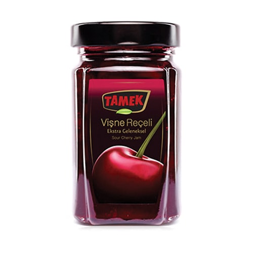 Tamek Sour Cherry Jam (380 gr) Glass