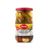 Berrak Gherkin Pickles Smooth (340 gr Glass)