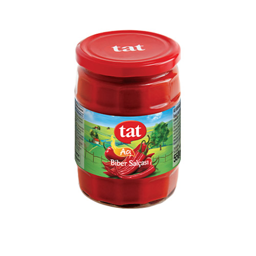 Tat Hot Red Pepper Paste (550 gr) Turkish Market Online Turkish Supermarket