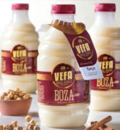 Boza Turkish Cold Beverage, Cold Beverage from the Ottoman Cuisine, Authentic Boza Drink 33.8 fl oz (1 liter), Natural Probiotic, Historical Turkish Drink