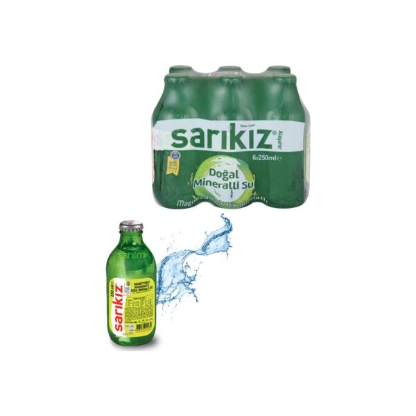 Sarikiz Dogal Maden Suyu / Natural Mineral Water - 6 * 250 ML