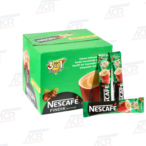 Nescafe 3 in 1 Findikli / 3 in 1 Hazelnut - 17 GR *48 Pieces