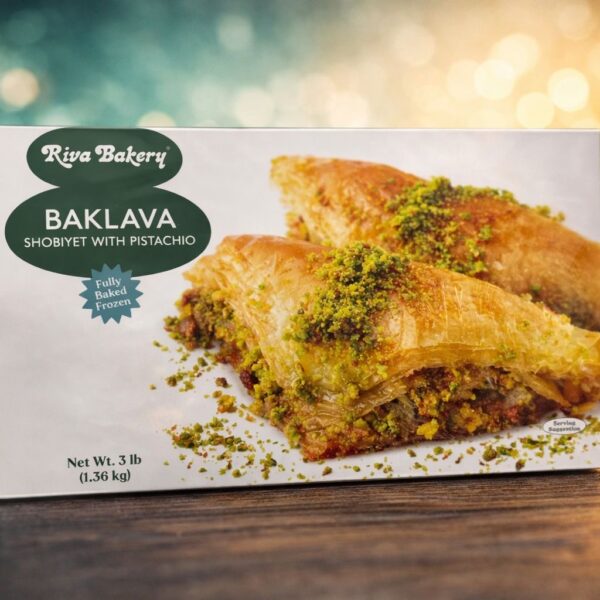 Riva Bakery Sobiyet Antep Fistikli Baklava / Sobiyet with Pistachio Baklava - 3 LB / 1.36 KG