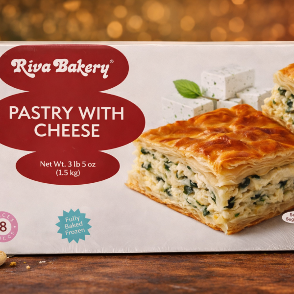 Riva Bakery Su Boregi ( Beyaz Peynirli & Maydanozlu ) - Cheese Pastry with Cheese & Parsley 3 LB