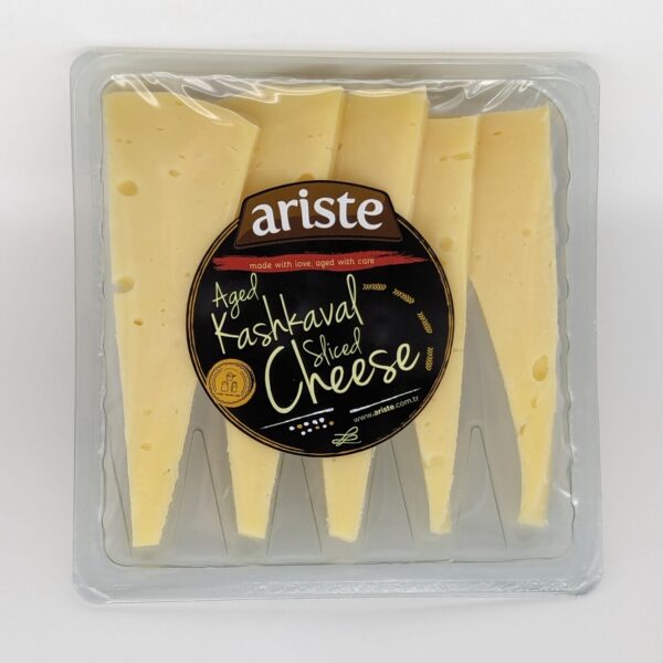 Ariste Eski Kasar Dilimlenmis / Aged Kashkaval Sliced Cheese - 7.05 OZ / 200 GR
