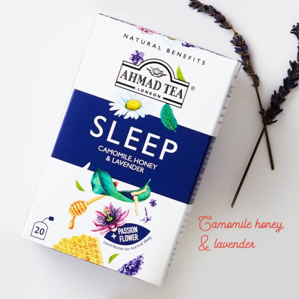Ahmad Tea Sleep - Camomile / Honey & Lavender - 20 Tea Bags