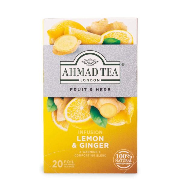 Ahmad Tea Infusion Lemon & Ginger - 20 Tea Bags