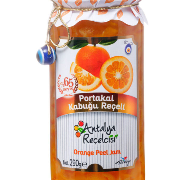 Antalya Recelcisi Portakal Kabugu Receli / Antalya Recelcisi Orange Peel Jam 290 Gr. /10.23 OZ