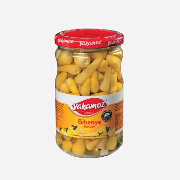 Yakamoz Aci Biberiye Tursusu / Hot Baby Pepper Pickles - 650 GR / 720 ML