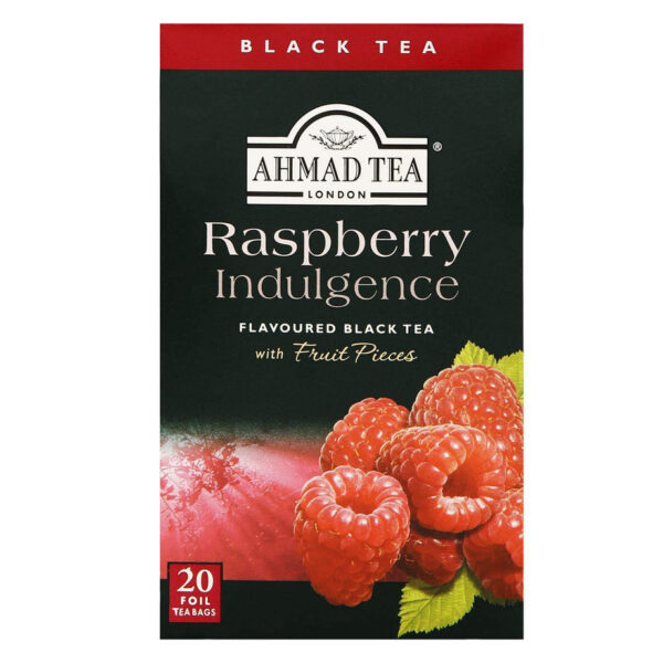 Ahmad Tea Raspberry Indulgence Black Tea - 20 Tea Bags