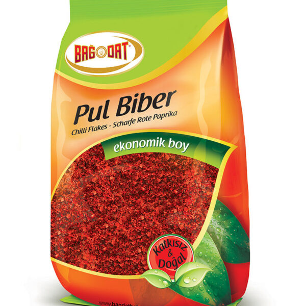 Bagdat Aci Pul Biber / Red Hot Pepper Flakes 1 Kg.