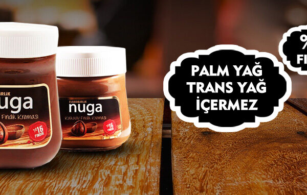 Fiskobirlik Nuga Kakaolu Findikli Ezme / Chocolate & Hazelnut Cream Spread - 700 GR / 24.6 OZ in Glass