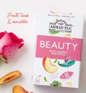 Ahmad Tea Beauty – Peach , Carob & Rose Petals – 20 Tea Bags