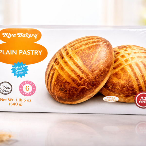 Riva Bakery Sade Pogaca / Plain Pastry 6 PCS - 540 GR