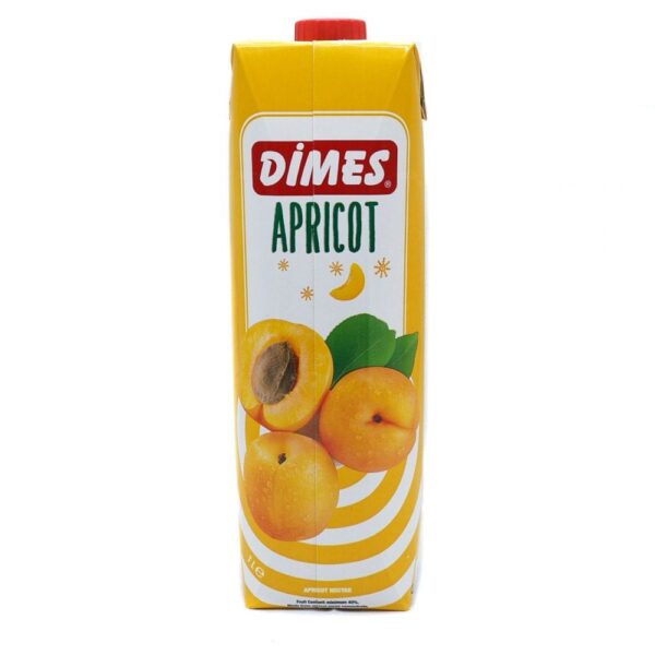 Dimes Kayisi Nektari / Apricot Nectar Juice - 1 LT / in Carton Package