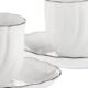 Gural Porselen Kahve Fincani Takimi 6 Li Sade Beyaz / Turkish Coffee Cup Set 6 PC Set