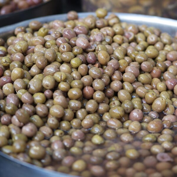 Yesil Halhali Zeytin - Dokme /Green Craked Olives - Bulk