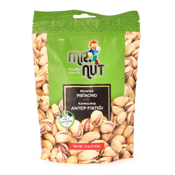 MR_NUT_PISTACHIO_7161 Mr.nut Antep Fistigi Kavrulmus / Pistachio Roasted - 142 GR - Image 1