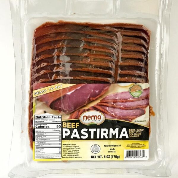 Nema Dana Pastirma Dilimli / Beef Pastrami Sliced - 170 GR / 6 OZ