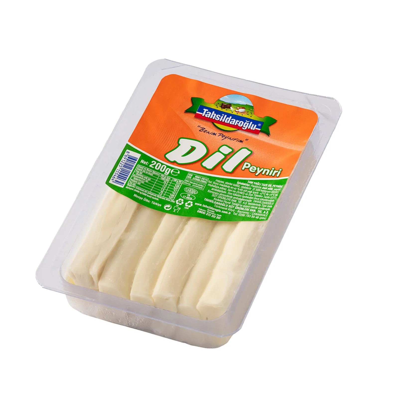 Tahsildaroglu-dil-cheese-turkish-cheese-200-grams Tahsildaroglu Dil Peyniri / String Cheese - 200 GR / 7 OZ - Image 1