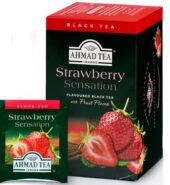 Ahmad Tea Strawberry Sensation Black Tea – 20 Tea Bags