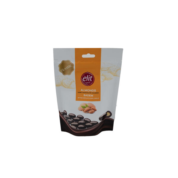 Elit Badem Bitter Cikolata Kapli Draje / Almonds Dark Chocolate Covered - 125 GR