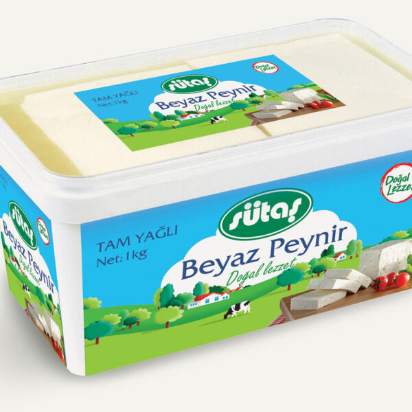 Sutas Beyaz Inek Peyniri / Cow`s Feta Cheese 900 Gr.