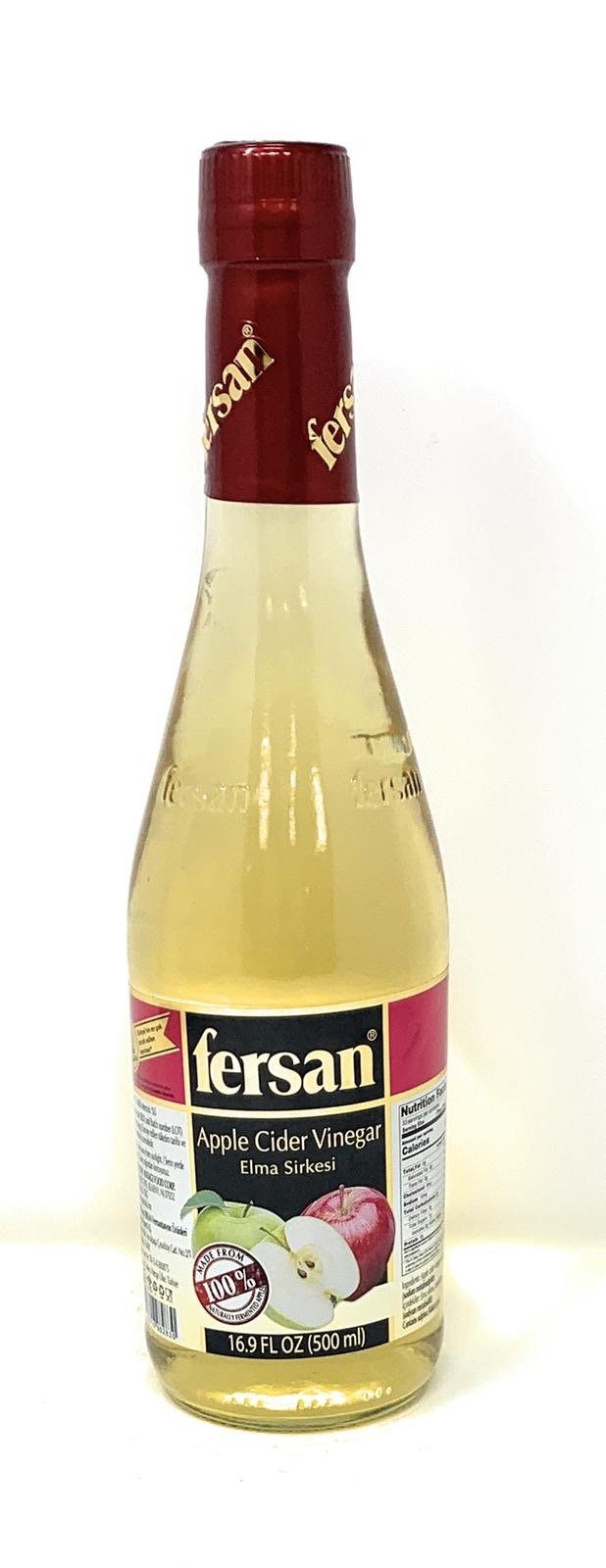 fersan_apple_cider_vinegar_7085 Fersan Elma Sirkesi Cam Sise / Apple Cider Vinegar Glass - 500 ML - Image 1