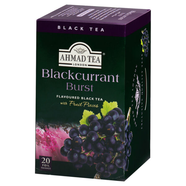 Ahmad Tea Siyah Kuru Uzumlu Cay / Black Currant Tea - 20 Tea Bags