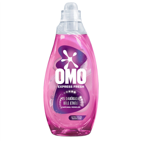 Omo Express Fresh Siyah ve Renkliler Icin / Express Fresh Black & Color Liquid - 1480 ML
