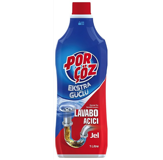 porcoz1_6044 Porcoz Ekstra Guclu Lavabo Acici 1 Lt. - Image 1