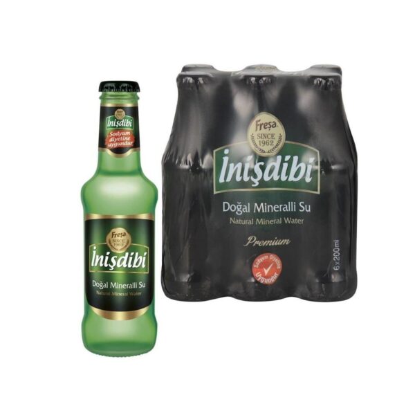 Inisdibi Dogal Maden Suyu / Natural Mineral Water Plain - 6 * 200 ML