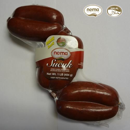 sucuk-parmak Nema Acsiz Parmak Sucuk / Finger Beef Soujouk Mild - 454 GR / 1 LB - Image 1