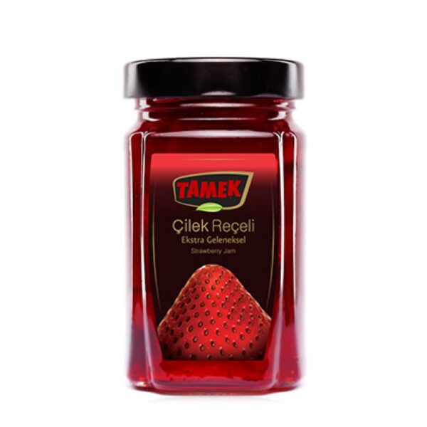 Tamek Cilek Receli / Strawberry Jam - 380 GR in Glass