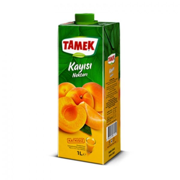 Tamek Kayisi Nektari / Apricot Juice - 1 LT / in Carton Package