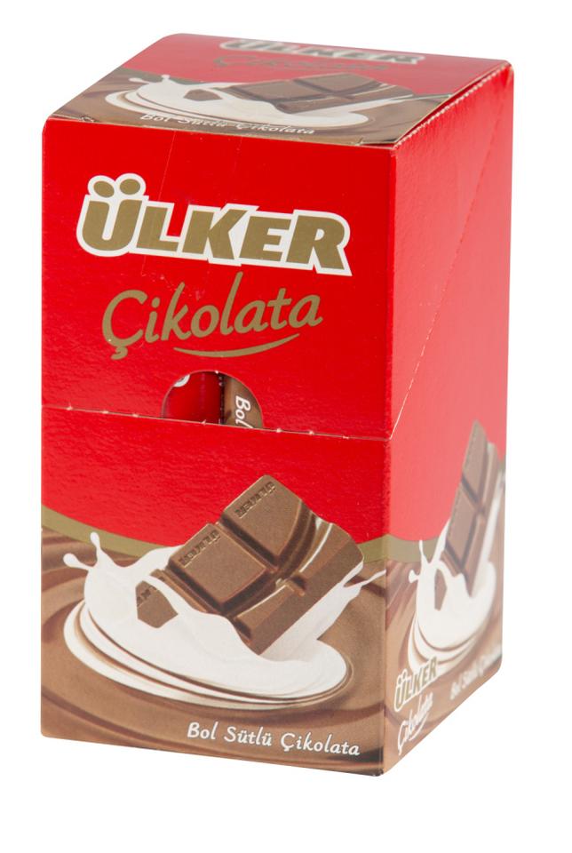 ulkersutlu40grkutu_large_2x_6516 Ulker Cikolata Sutlu Kutu 12*32 GR / Chocolate Milk Box - 12*32 GR - Image 1